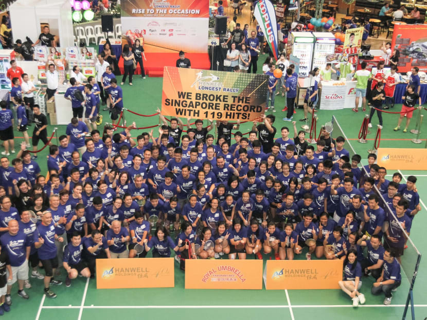 Gallery: Hanwell Longest Rally break Singapore record