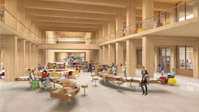 New S$180m building at NTU to be Asia's largest wooden building New S$180m building at NTU to be Asia's largest wooden building