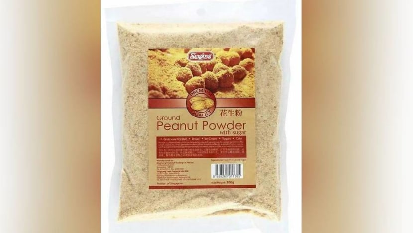 Singlong's ground peanut powder with sugar recalled due to levels of aflatoxins exceeding permitted limits