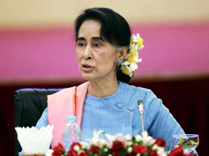 Myanmar’s Aung San Suu Kyi. Photo: AP