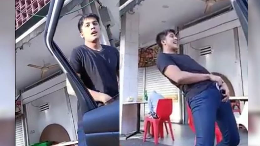 Aliff Aziz buka zip seluar, lontar kerusi dalam video terbaru