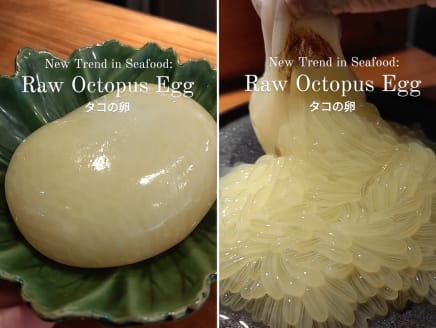 An Instagram video promoting raw octopus eggs (pictured) available at a sushi bar in Singapore has elicited reactions of shock and disgust among some online users.
