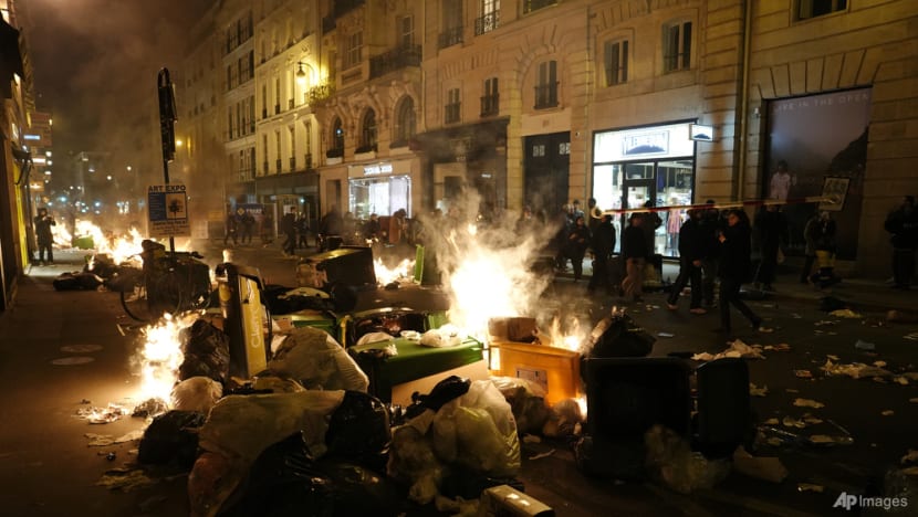 Protests rock France after Macron rams through pension reform Protests rock France after Macron rams through pension reform