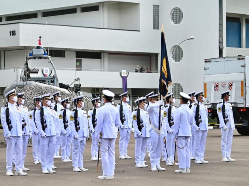 The restructured Naval Diving Unit (NDU) marked its 50th anniversary with a parade at Sembawang Camp on Dec 9, 2021. The restructured Naval Diving Unit (NDU) marked its 50th anniversary with a parade at Sembawang Camp on Dec 9, 2021.