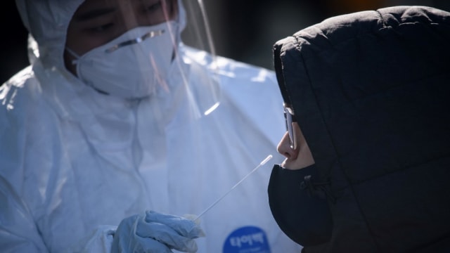 【冠状病毒19】韩国单日新增病例连续两天逾1200起 创下新高