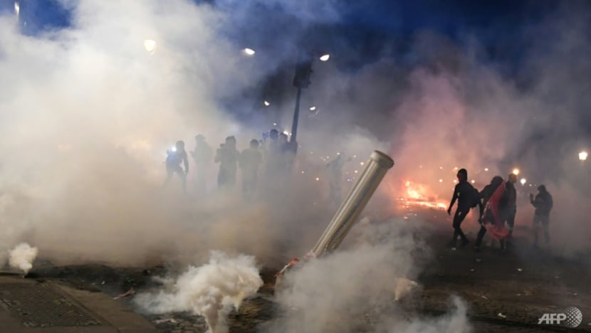 Protests rock France after Macron rams through pension reform Protests rock France after Macron rams through pension reform