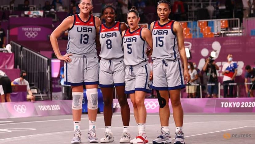 Olympics-Basketball 3x3-US women defeat ROC to claim first ever gold medal at Games Olympics-Basketball 3x3-US women defeat ROC to claim first ever gold medal at Games