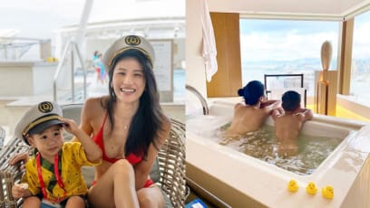 Ex TVB Star Coffee Lam Slammed For “Getting Naked” With 3-Year-Old Son In Bathtub; She Says She “Doesn’t See The Problem”