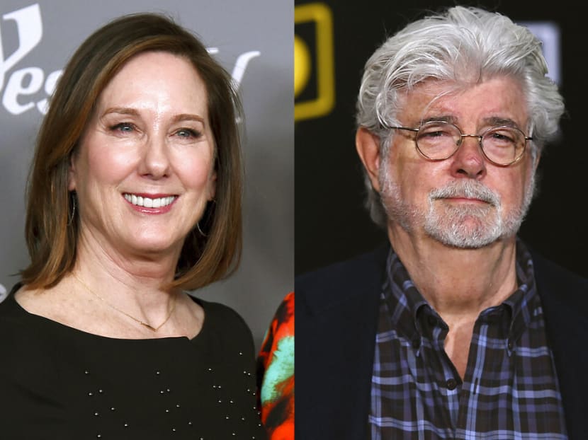 Stewards of Star Wars universe George Lucas, Kathleen Kennedy honoured by Producer's Guild Stewards of Star Wars universe George Lucas, Kathleen Kennedy honoured by Producer's Guild