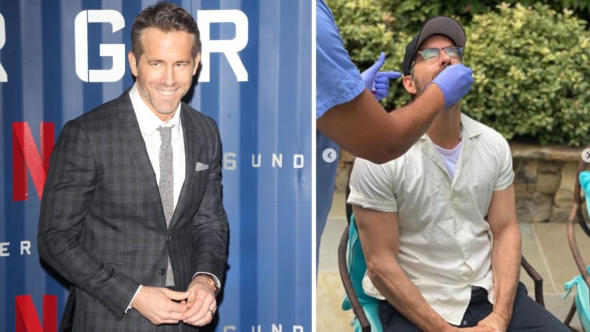 Ryan Reynolds Confirms Red Notice Production Restart, Shares Pics Of COVID-19 Nasal Swab Test