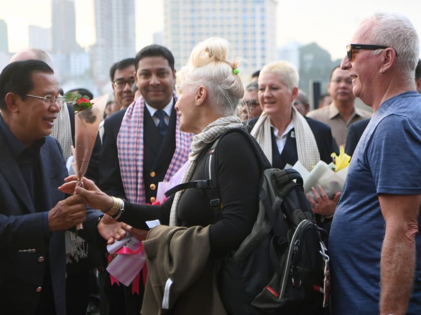 The Westerdam was turned away by several Asian ports before Cambodia agreed last week to allow its more than 2,000 passengers and crew to disembark. The Westerdam was turned away by several Asian ports before Cambodia agreed last week to allow its more than 2,000 passengers and crew to disembark.