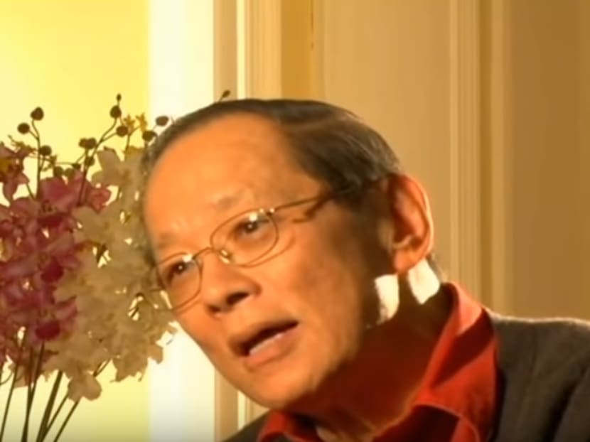 Former Solicitor-General-turned-political-dissident Francis Seow has died in the US.  PHOTO: YouTube screen capture.