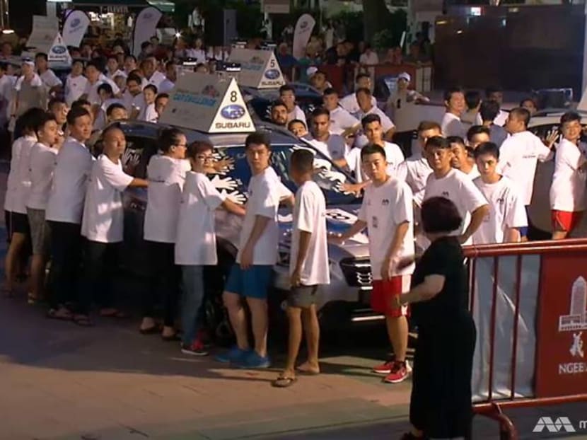 Sign up for this year's Mediacorp Subaru car challenge at a roadshow on Aug 31