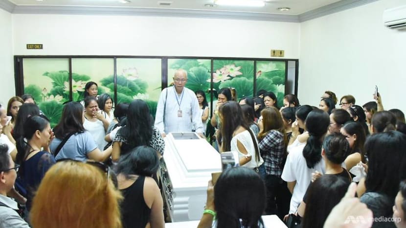 Lucky Plaza accident: Emotional scenes as family, friends attend wake of victim Arlyn Nucos in Singapore