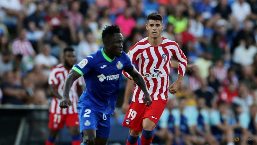 Morata double leads Atletico to 3-0 win at Getafe in their opener Morata double leads Atletico to 3-0 win at Getafe in their opener