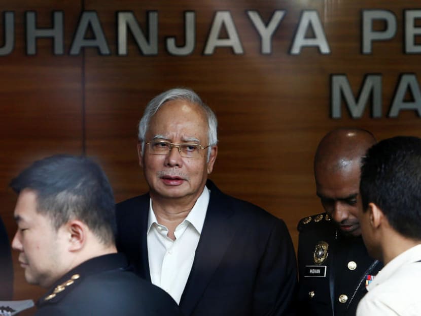 Malaysia's former prime minister Najib Razak arriving to give a statement to the Malaysian Anti-Corruption Commission in Putrajaya, Malaysia on May 24, 2018.