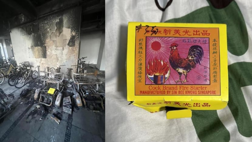 Man suspected of starting fire at Admiralty Link void deck that burnt bicycles, PMAs arrested