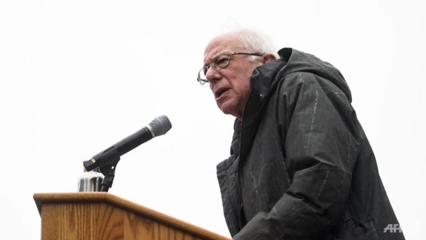 Sanders attacks 'dangerous' Trump at campaign launch Sanders attacks 'dangerous' Trump at campaign launch