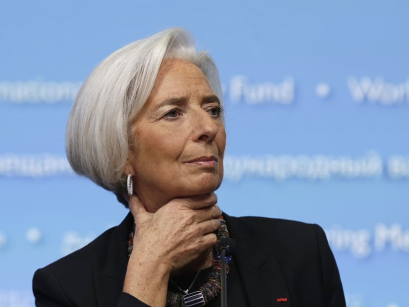 International Monetary Fund Managing Director Christine Lagarde holds a news conference in Washington in this April 10, 2014 file picture.  Photo: Reuters