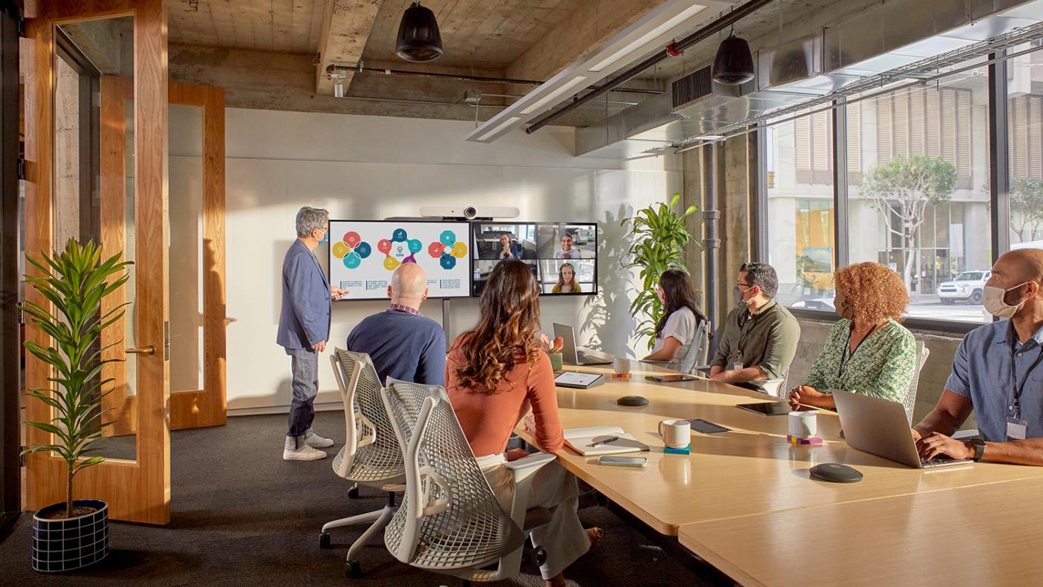 Make hybrid meetings more productive with Logitech's suite of video conferencing solutions. Photos: Logitech Make hybrid meetings more productive with Logitech's suite of video conferencing solutions. Photos: Logitech