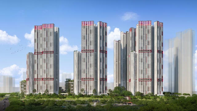 过半是黄金地段组屋项目 建屋局推出4500多个预购组屋单位