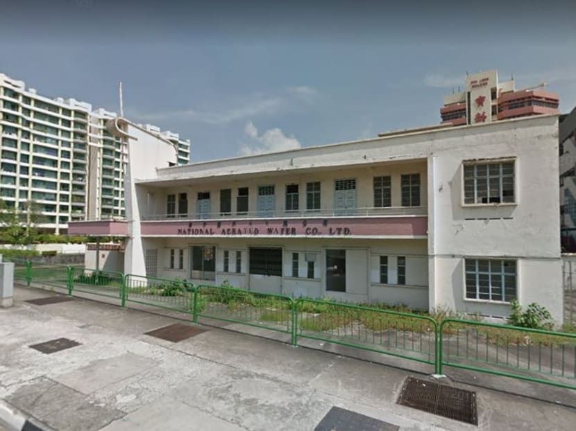 The main building of the former National Aerated Water Factory – a well-known landmark along Serangoon Road – will be conserved and integrated into a new residential development. Photo: Google Maps