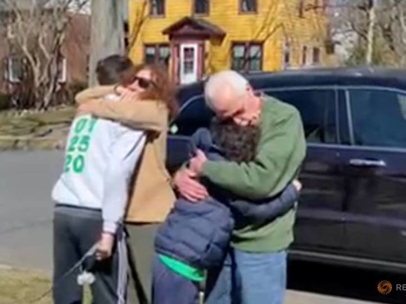 At US seders, vaccinations mean 'hugging is definitely on the menu' At US seders, vaccinations mean 'hugging is definitely on the menu'