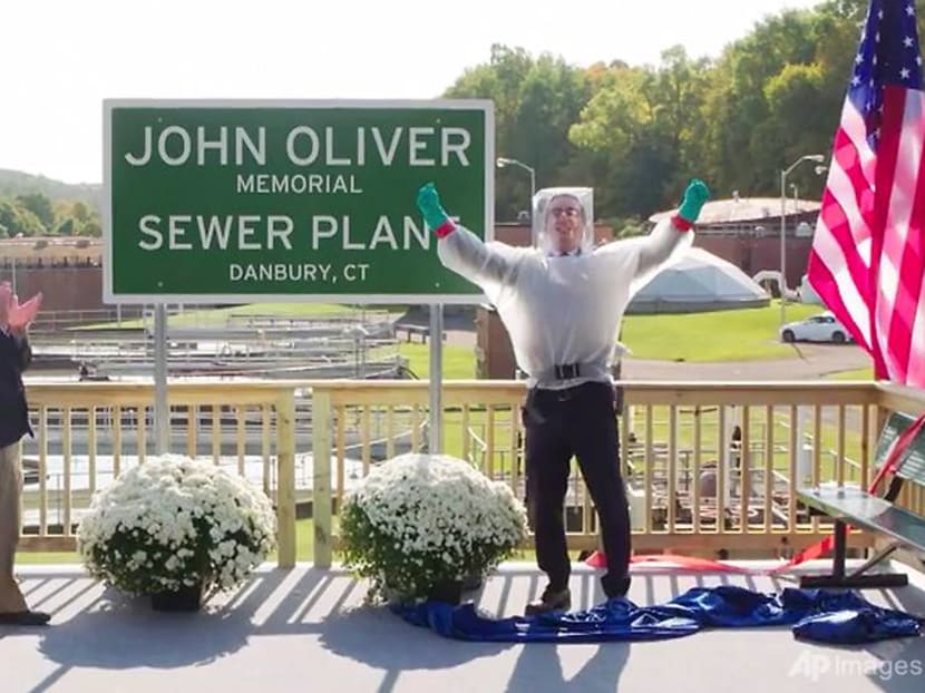 Comedian John Oliver now has a sewage treatment plant named after him