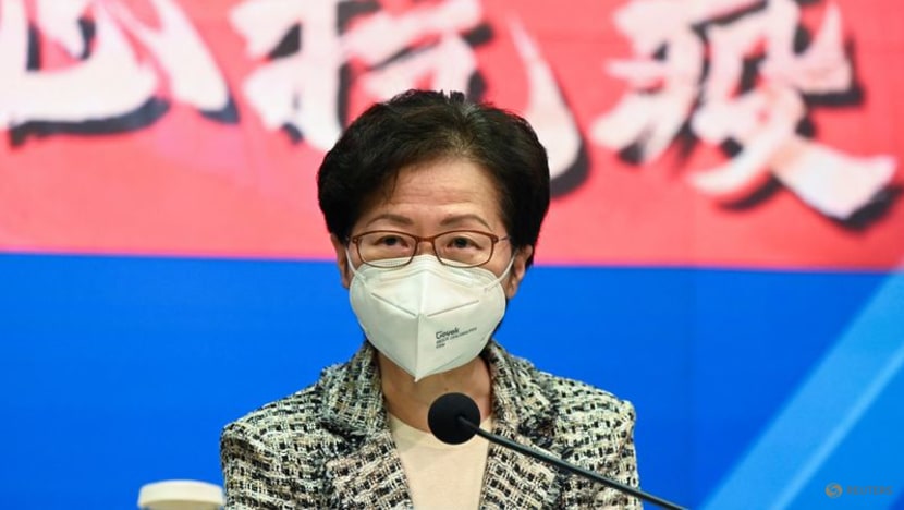 Hong Kong leader Carrie Lam says British judges' resignations 'politically motivated'
