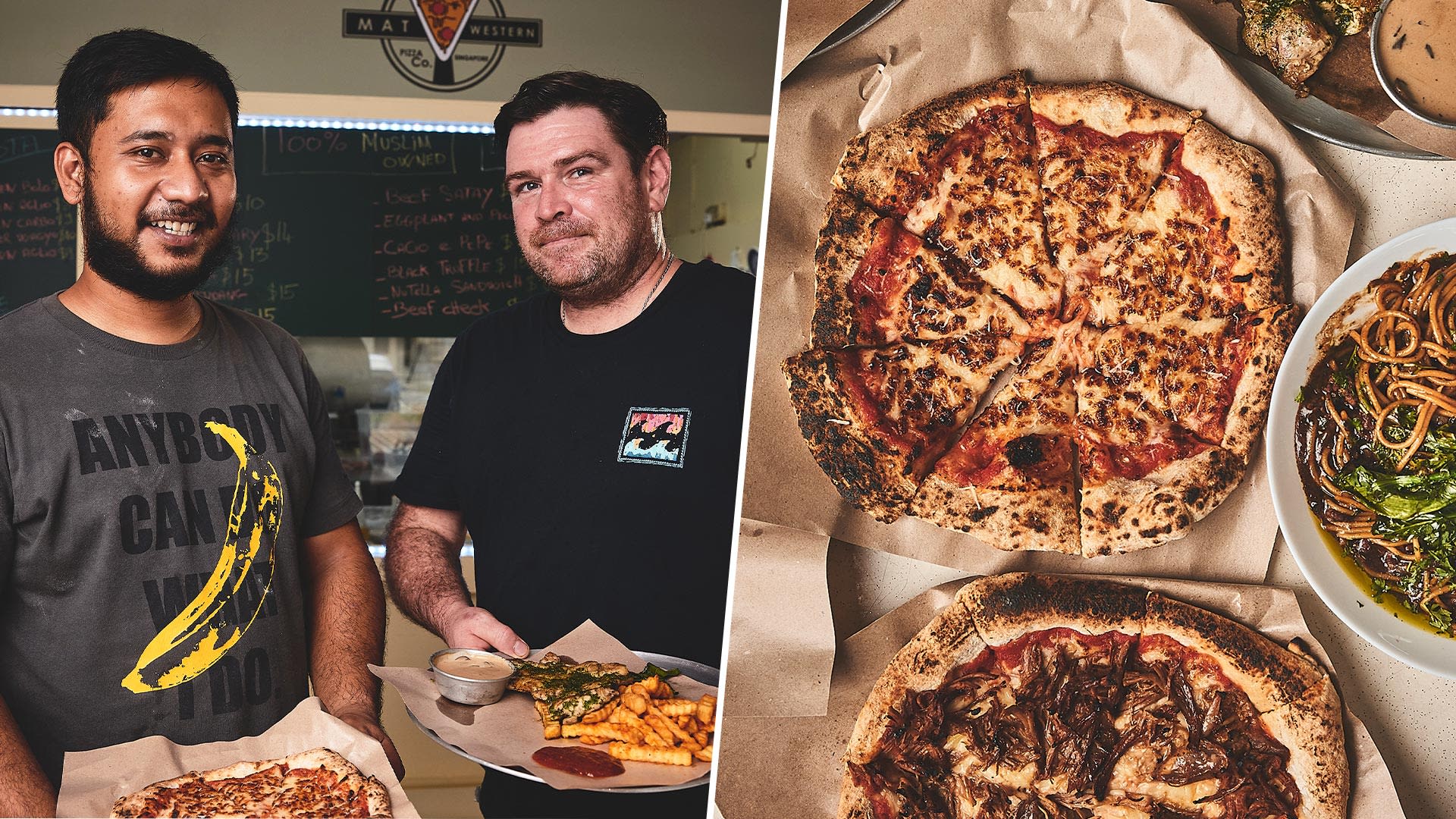 French & S’porean Chef Pals Open Muslim-Friendly Hawker Stall Serving Pizza, Wagyu Pasta & Burgers French & S’porean Chef Pals Open Muslim-Friendly Hawker Stall Serving Pizza, Wagyu Pasta & Burgers