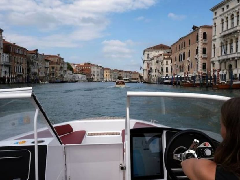Swedish 'flying' boat aims to help save Venice from the waves Swedish 'flying' boat aims to help save Venice from the waves