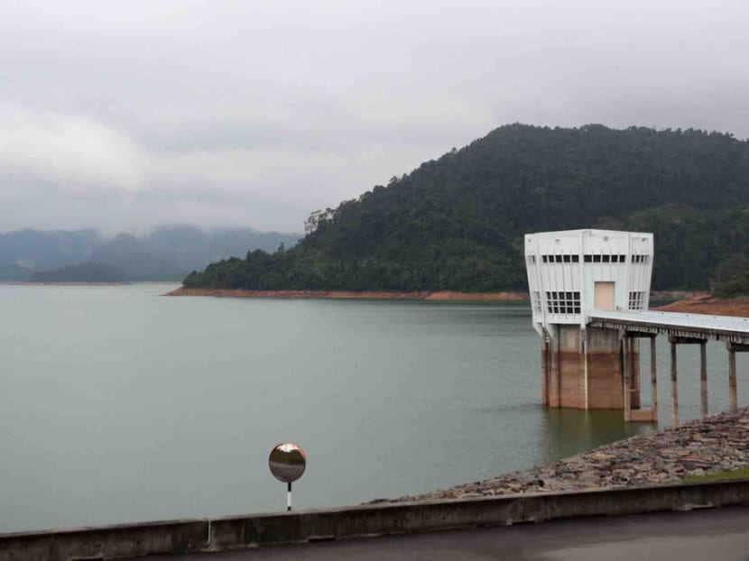 Linggiu Reservoir in Johor, which was built by Singapore at a cost of more than S$300 million.