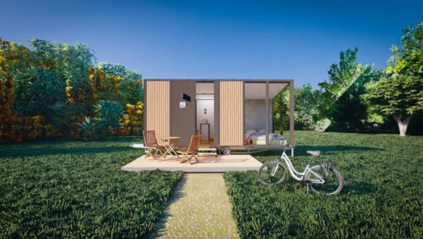 'Rumah kecil' rendah karbon disediakan bagi penginapan jangka pendek di Pulau Sekijang Pelepah