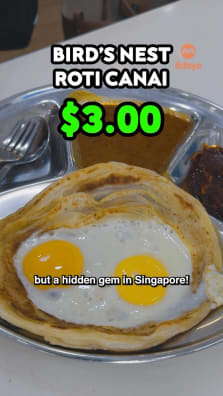 What’s Bird’s Nest Roti Canai? “For bird’s nest prata, we use prata with butter inside, make it into a circle, and we put the eggs in the middle,” says Mihrimah Restaurant’s staff. Link in bio to read more

???? Mihrimah Restaurant
BIk 742 North Bridge Rd
Singapore 198710

https://tinyurl.com/3btc3847