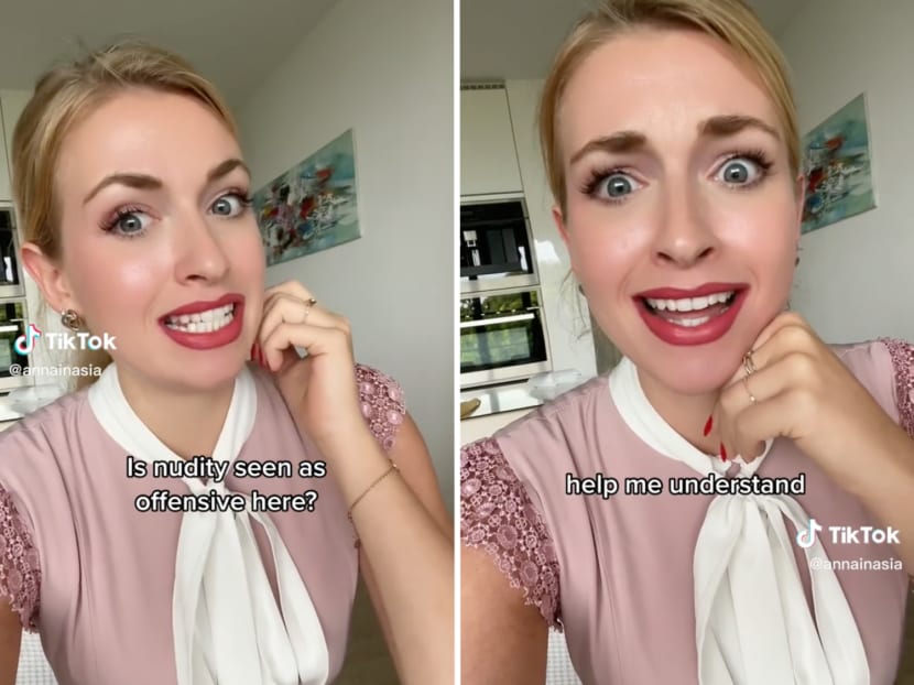 A German expatriate's video questioning Singapore's changing room etiquette has gone viral on TikTok, with many Singaporeans chiming in to offer their opinions. A German expatriate's video questioning Singapore's changing room etiquette has gone viral on TikTok, with many Singaporeans chiming in to offer their opinions.