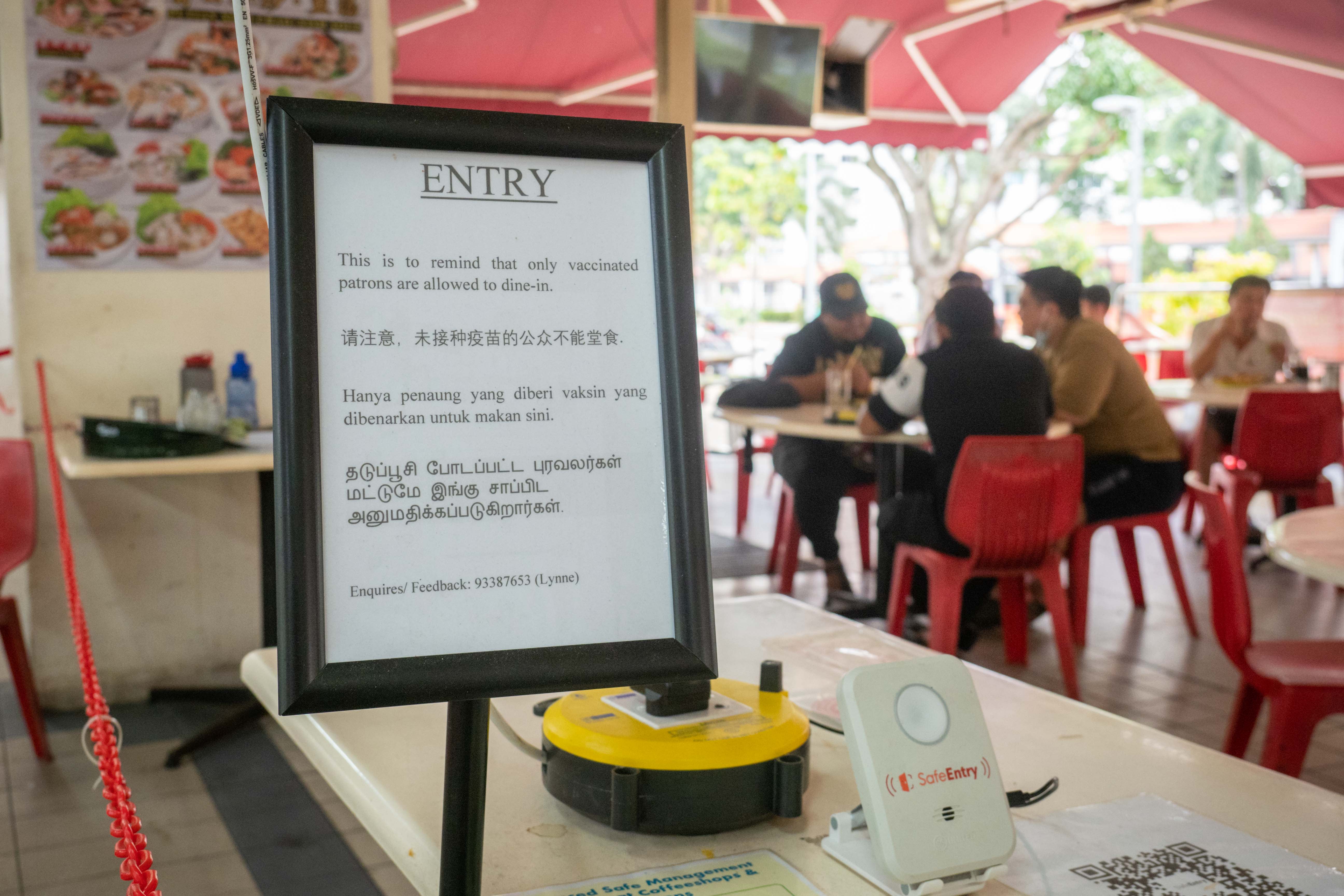 Coffee shops, canteens to have new options to allow for groups of up to