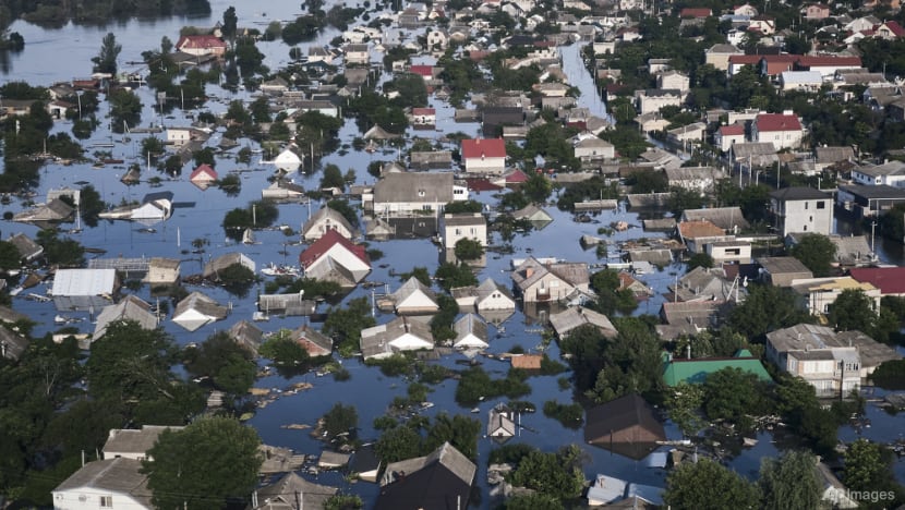 Ukrainians face homelessness, disease risk as floods crest from burst dam