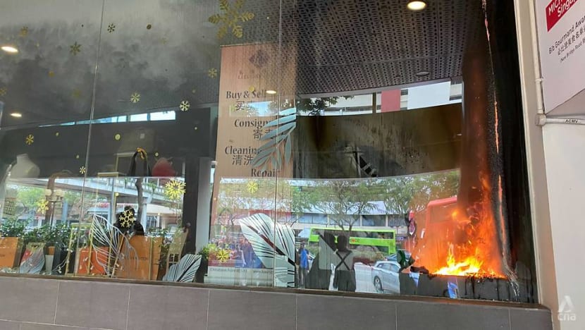 Shoppers evacuated from Chinatown Point after fire breaks out at luxury handbag shop Shoppers evacuated from Chinatown Point after fire breaks out at luxury handbag shop