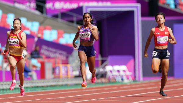 Singapore's Shanti Pereira qualifies for 200m final at Asian Games