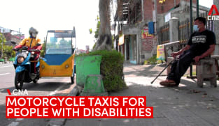 Motorcycle taxis for people with disabilities - driven by people with disabilities | Video