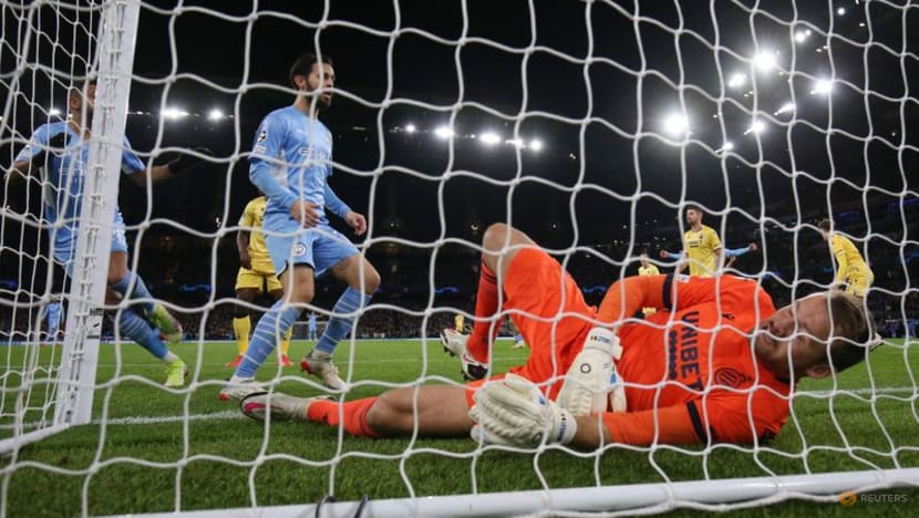 Man City ease past Brugge after slow start Man City ease past Brugge after slow start