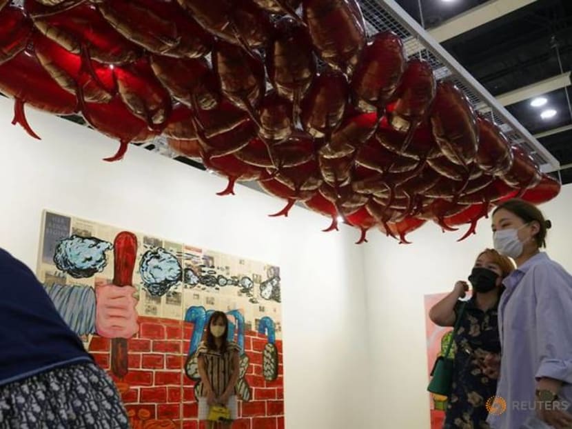 Hong Kong's Art Basel fair opens with physical and virtual shows Hong Kong's Art Basel fair opens with physical and virtual shows