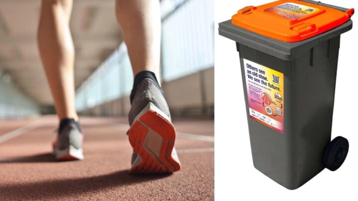 Athletic online shoe recycling