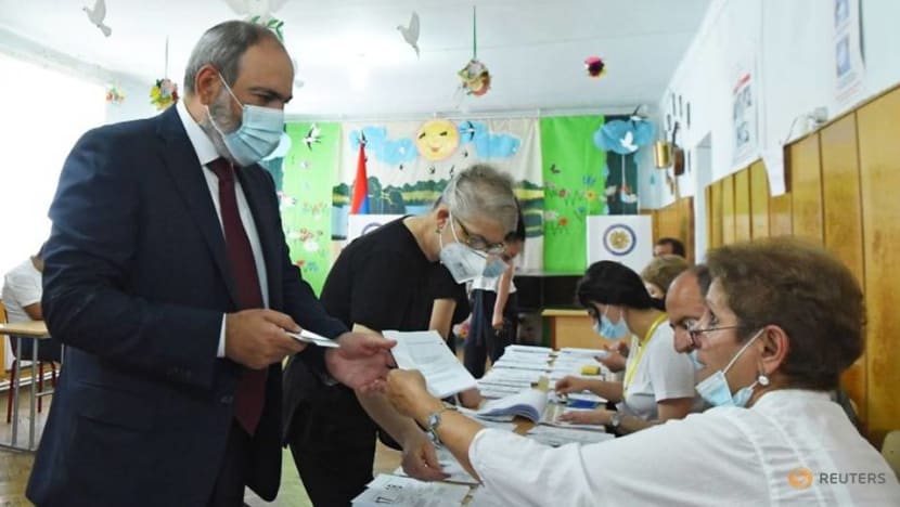 Armenia's acting PM's party takes early lead in parliamentary election Armenia's acting PM's party takes early lead in parliamentary election