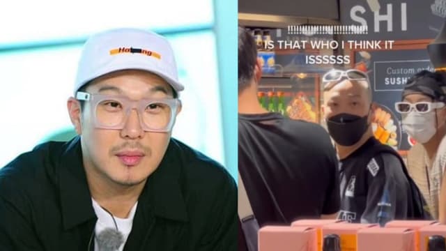 网民在新加坡商场捕获“Running Man”HAHA