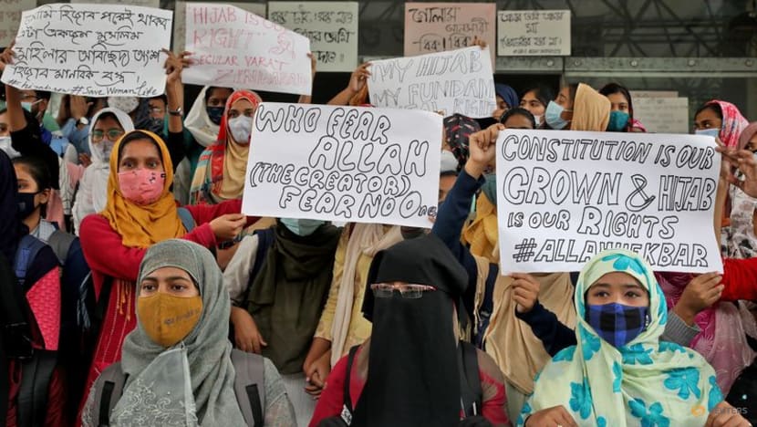 Indian students block roads in Kolkata as row over hijab in schools mounts