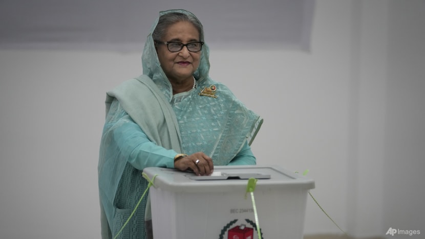 Bangladesh's Hasina wins re-election after polls without opposition