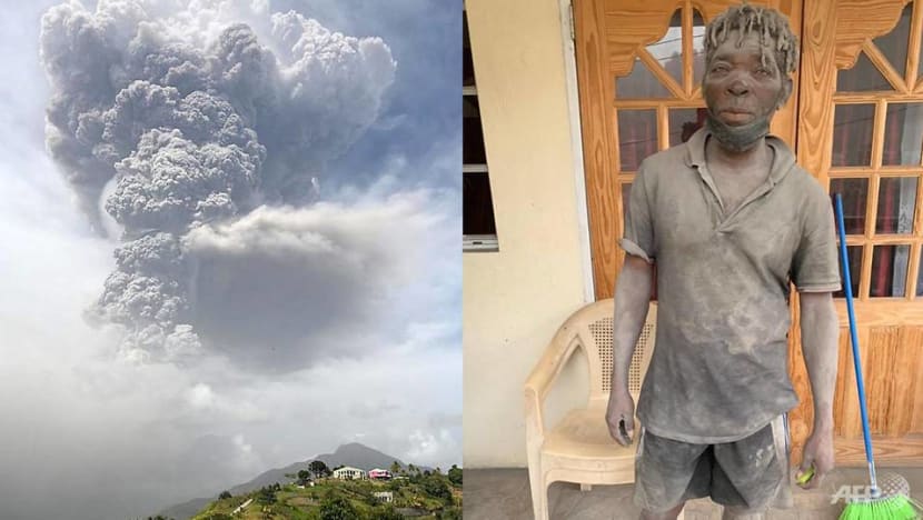 Saint Vincent covered in thick ash following volcanic eruption