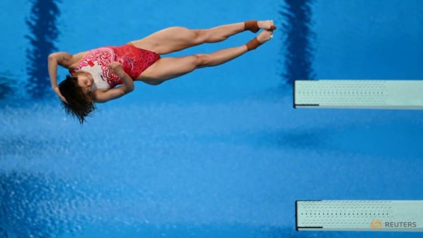 Olympics-Diving-China's Shi wins gold in the women's 3 metre springboard