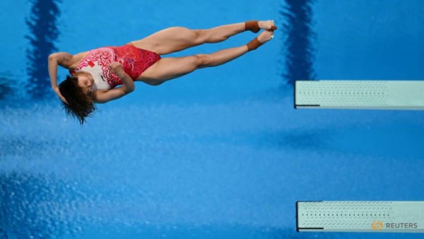 Olympics-Diving-China's Shi wins gold in the women's 3 metre springboard Olympics-Diving-China's Shi wins gold in the women's 3 metre springboard